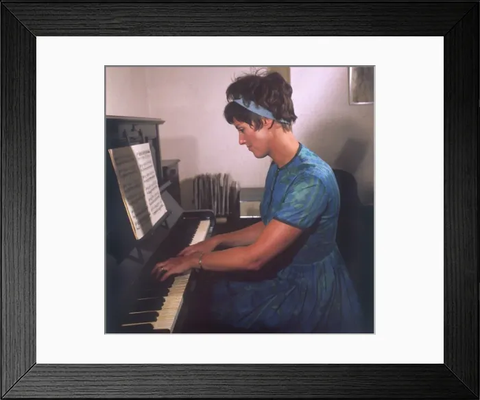 Framed Print : Playing the Piano Framed Print : Playing the Piano