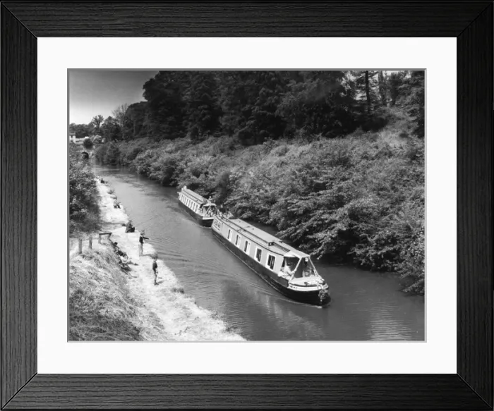Framed Print : Grand Union Canal Boats Framed Print : Grand Union Canal Boats