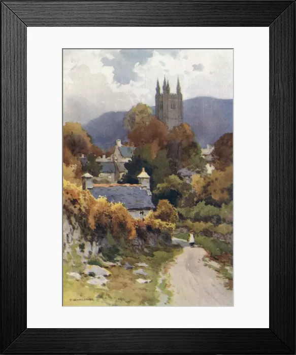 Framed Print : Dartmoor - Widecombe Framed Print : Dartmoor - Widecombe