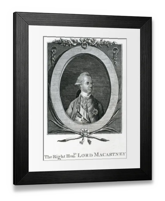 Framed Print : George Earl Macartney 2 Framed Print : George Earl Macartney 2