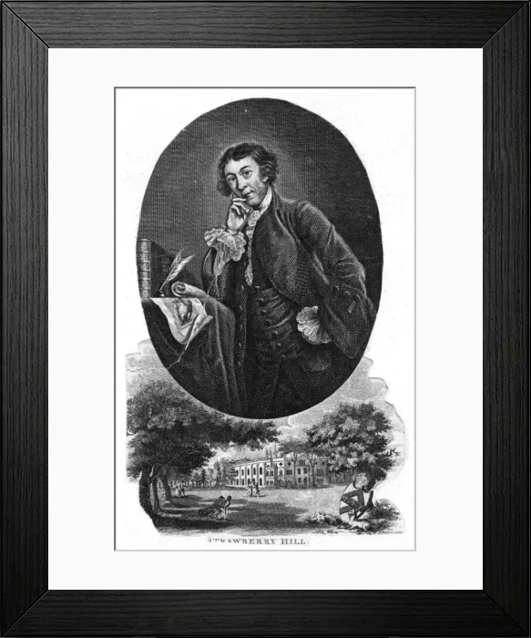 Framed Print : Horace Walpole Framed Print : Horace Walpole