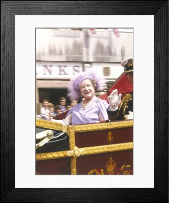 Framed Print : Queen Mothers 80Th Framed Print : Queen Mothers 80Th
