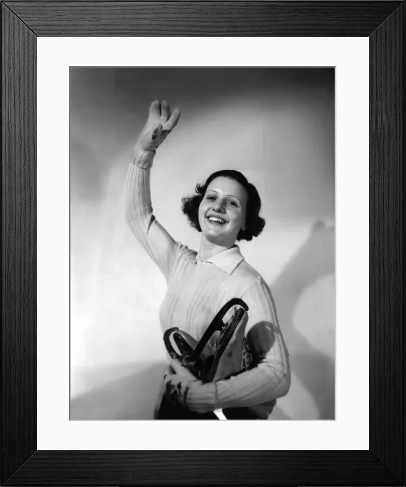 Framed Print : Model Ice Skater Framed Print : Model Ice Skater