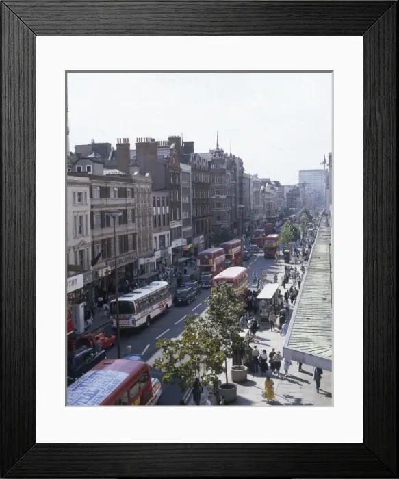 Framed Print : London / Oxford Street Framed Print : London / Oxford Street
