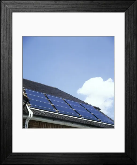 Framed Print : SOLAR ROOF Framed Print : SOLAR ROOF