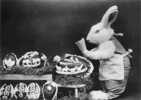Easter Bunny and Eggs