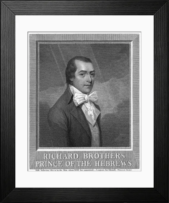 Framed Print : Richard Brothers - 3 Framed Print : Richard Brothers - 3