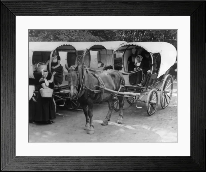 Framed Print : BONNET CART PARK Framed Print : BONNET CART PARK