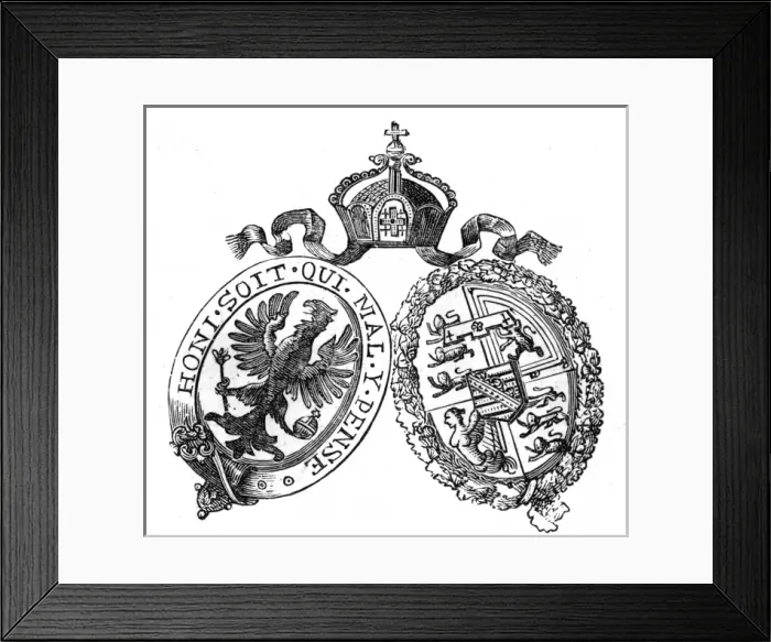 Framed Print : Arms of Empress Germany Framed Print : Arms of Empress Germany