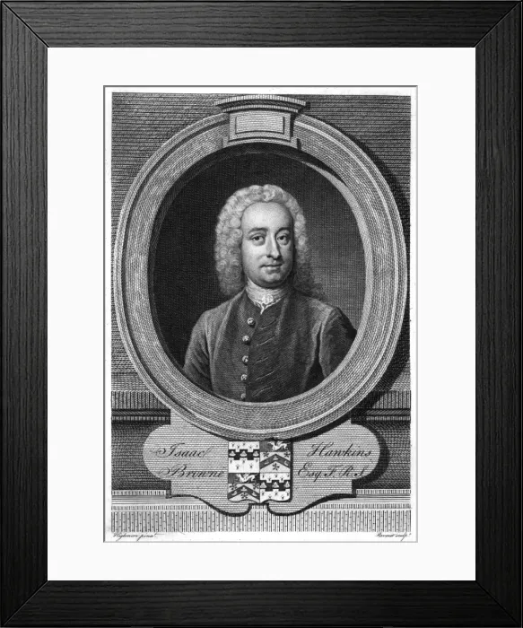 Framed Print : Isaac Hawkins Browne Framed Print : Isaac Hawkins Browne