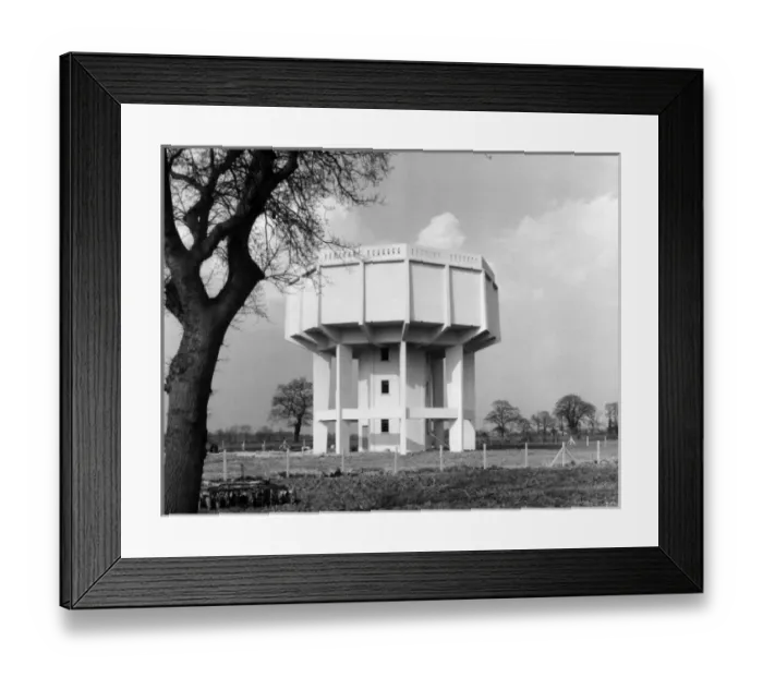 Framed Print : MODERN WATER TOWER Framed Print : MODERN WATER TOWER
