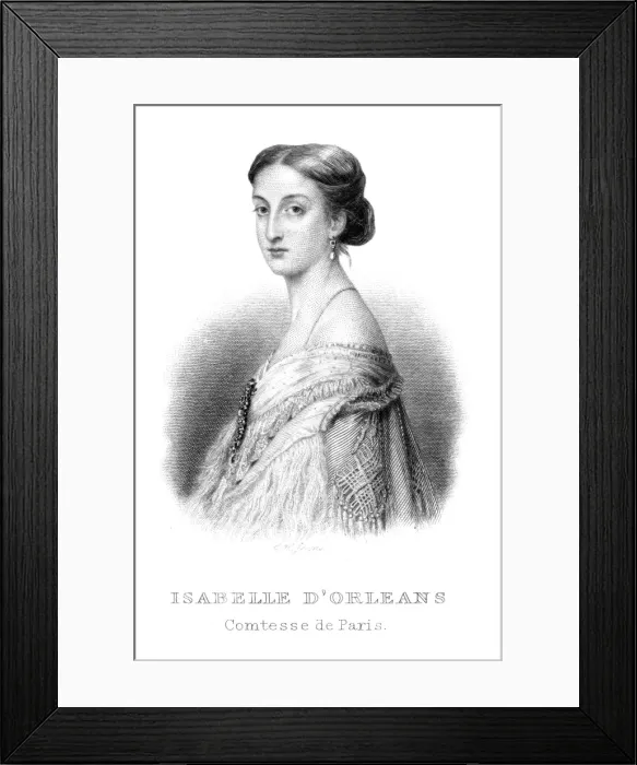 Framed Print : Isabelle D orleans Framed Print : Isabelle D orleans