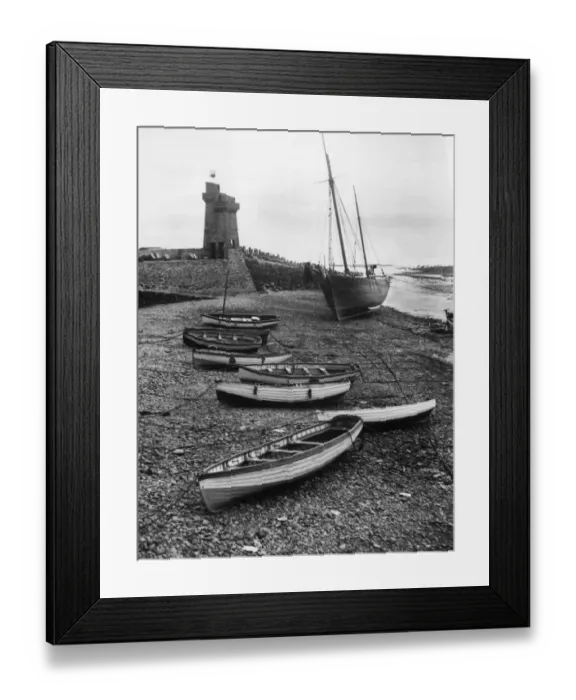 Framed Print : Low Tide at Lynmouth Framed Print : Low Tide at Lynmouth