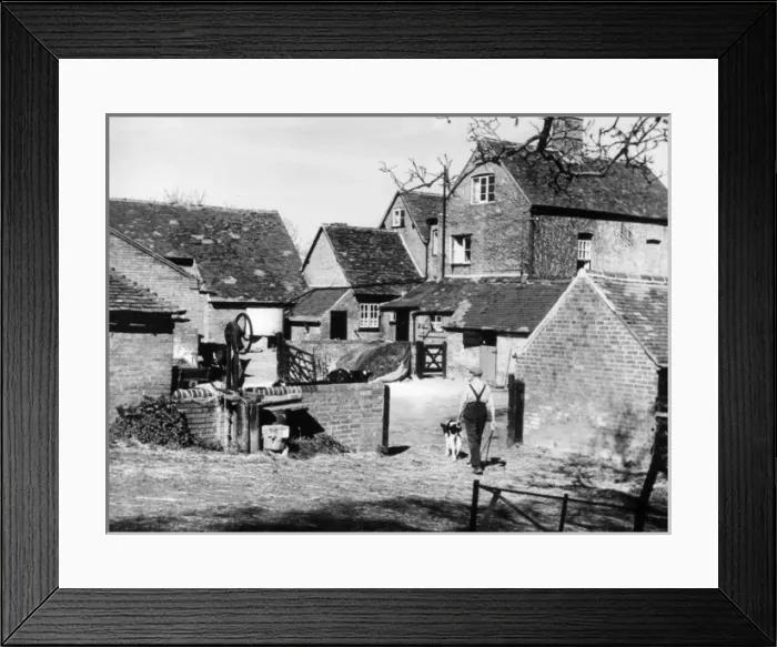Framed Print : English Farmyard Framed Print : English Farmyard