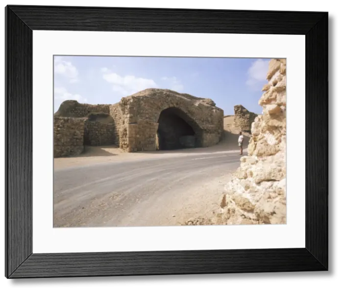 Framed Print : Acre City Walls Framed Print : Acre City Walls