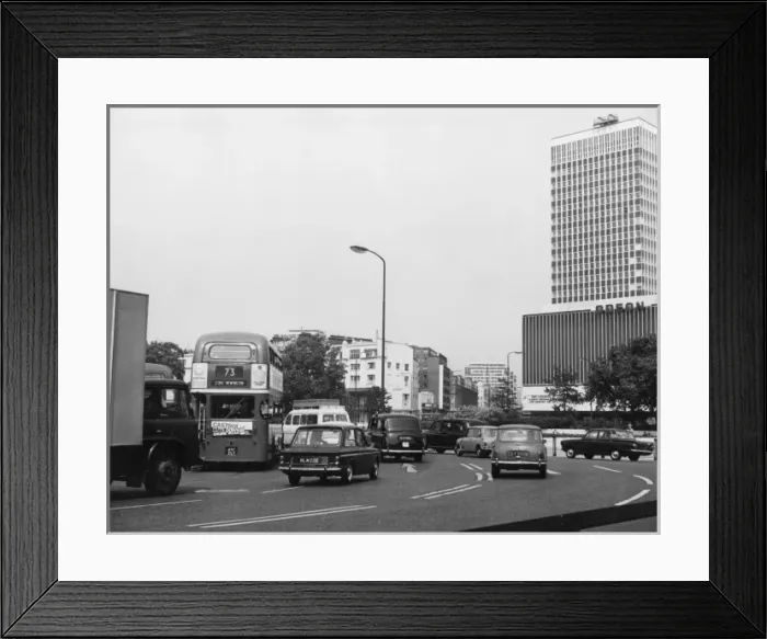 Framed Print : Marble Arch Traffic Jam Framed Print : Marble Arch Traffic Jam