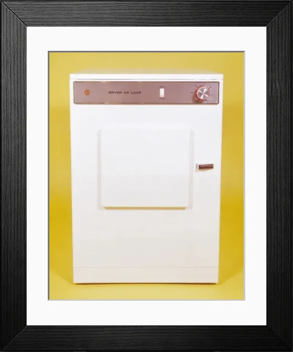 Framed Print : Tumble Drier 1974 Framed Print : Tumble Drier 1974