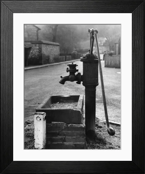 Framed Print : English Water Pump Framed Print : English Water Pump