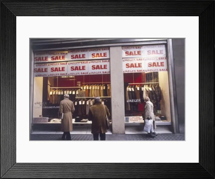 Framed Print : January Sales Framed Print : January Sales