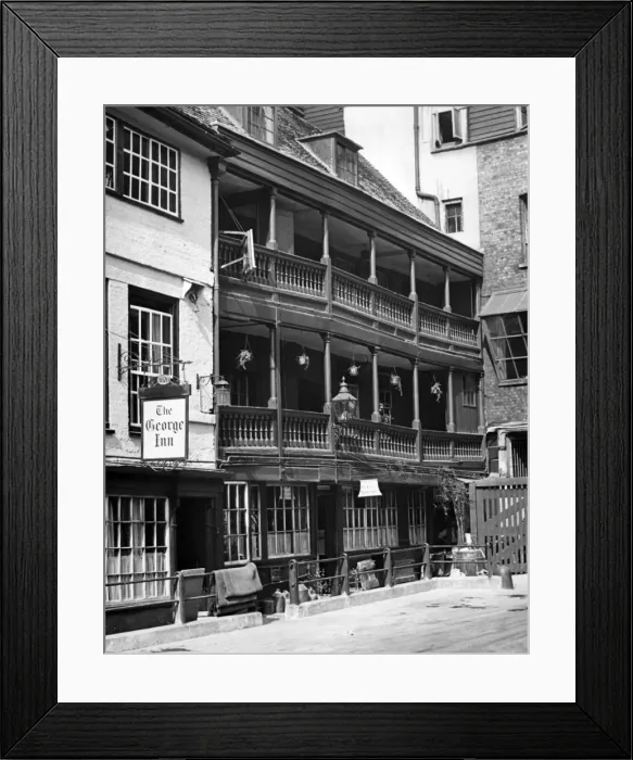 Framed Print : George Inn, Southwark Framed Print : George Inn, Southwark