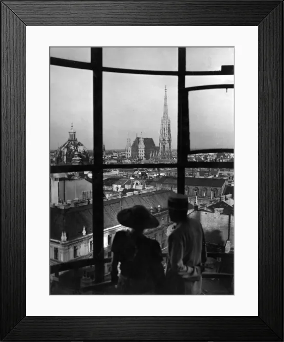 Framed Print : Vienna & Stephansdom Framed Print : Vienna & Stephansdom