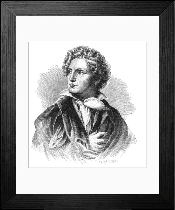 Framed Print : Ferdinand Raimund Framed Print : Ferdinand Raimund