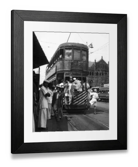 Framed Print : Indian Tram Framed Print : Indian Tram