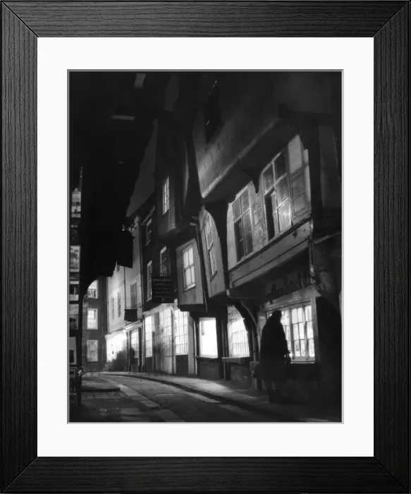 Framed Print : THE SHAMBLES BY NIGHT Framed Print : THE SHAMBLES BY NIGHT