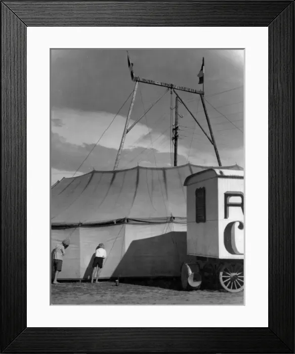 Framed Print : Funfair Marquee Framed Print : Funfair Marquee