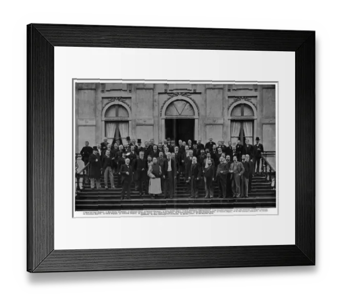 Framed Print : Peace Conference 1899 Framed Print : Peace Conference 1899