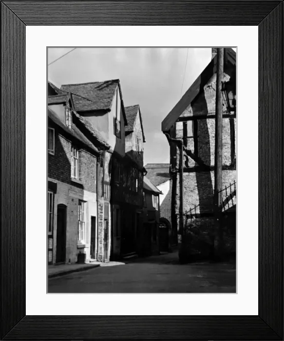 Framed Print : Fish Street, Shrewsbury Framed Print : Fish Street, Shrewsbury