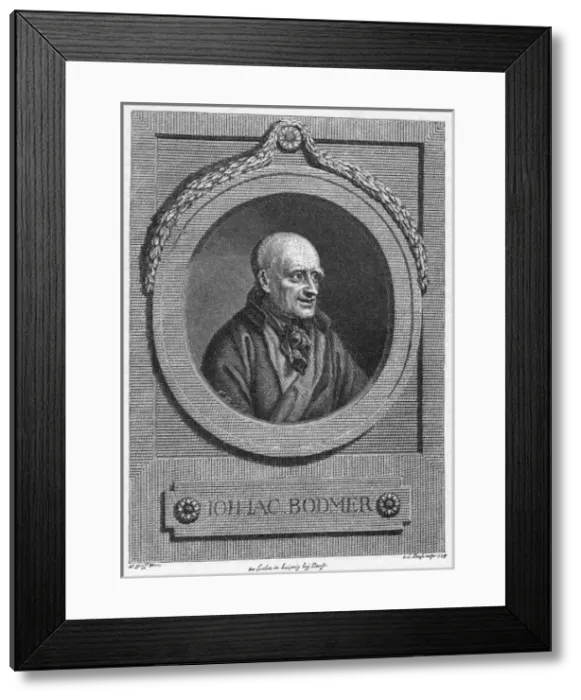 Framed Print : Johann Jacob Bodmer Framed Print : Johann Jacob Bodmer