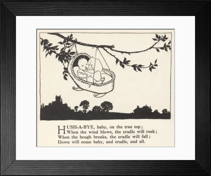 Framed Print : Hush-A-Bye Baby Framed Print : Hush-A-Bye Baby