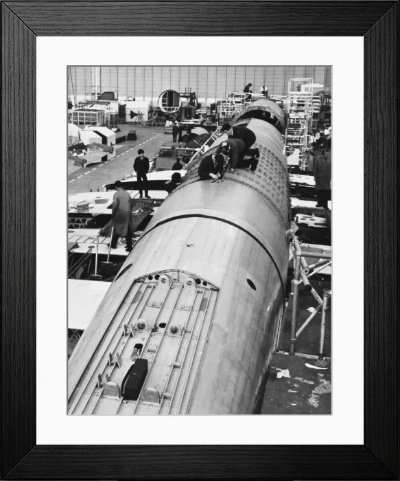 Framed Print : Concorde Construction Framed Print : Concorde Construction