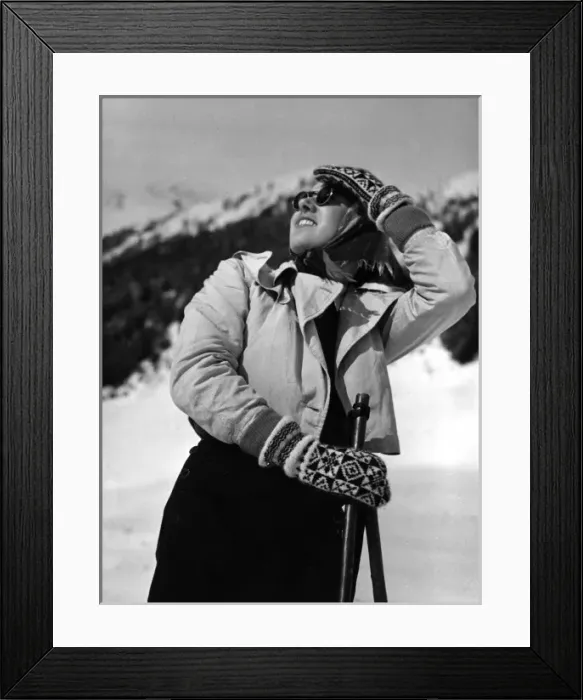 Framed Print : Warm Ski-Wear Framed Print : Warm Ski-Wear