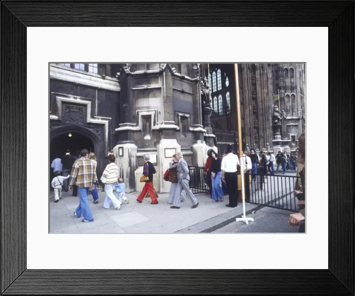 Framed Print : Parliament Tourists Framed Print : Parliament Tourists