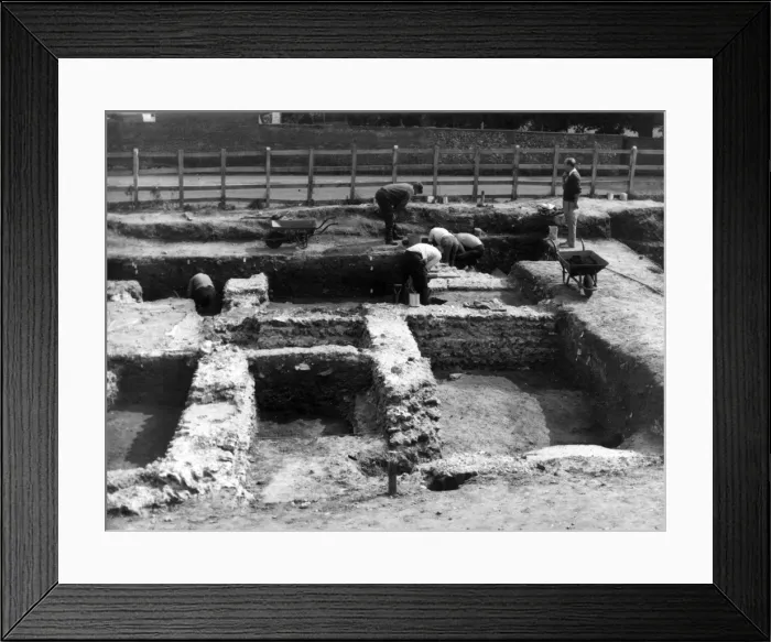 Framed Print : Verulamium Excavations Framed Print : Verulamium Excavations
