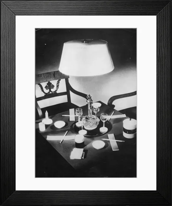 Framed Print : Stylish Table Setting Framed Print : Stylish Table Setting