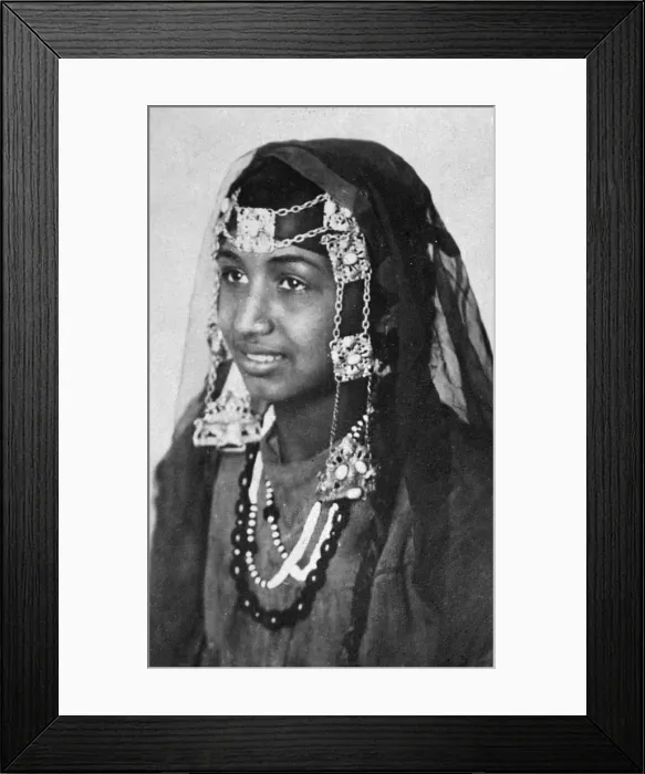 Framed Print : Egyptian Muslim Woman Framed Print : Egyptian Muslim Woman