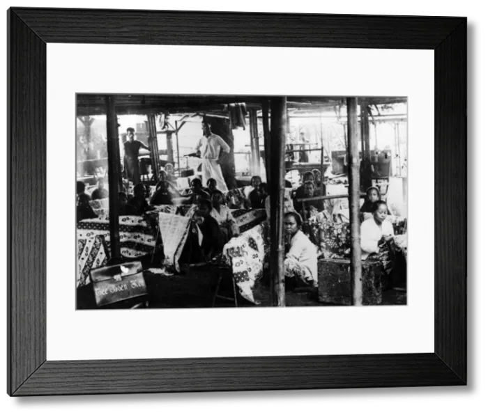 Framed Print : Java Textiles Factory Framed Print : Java Textiles Factory