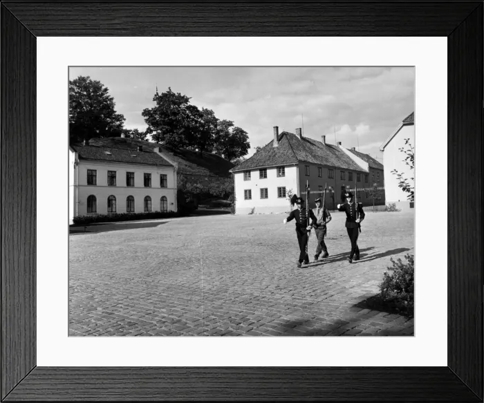 Framed Print : Oslo Castle Guards Framed Print : Oslo Castle Guards