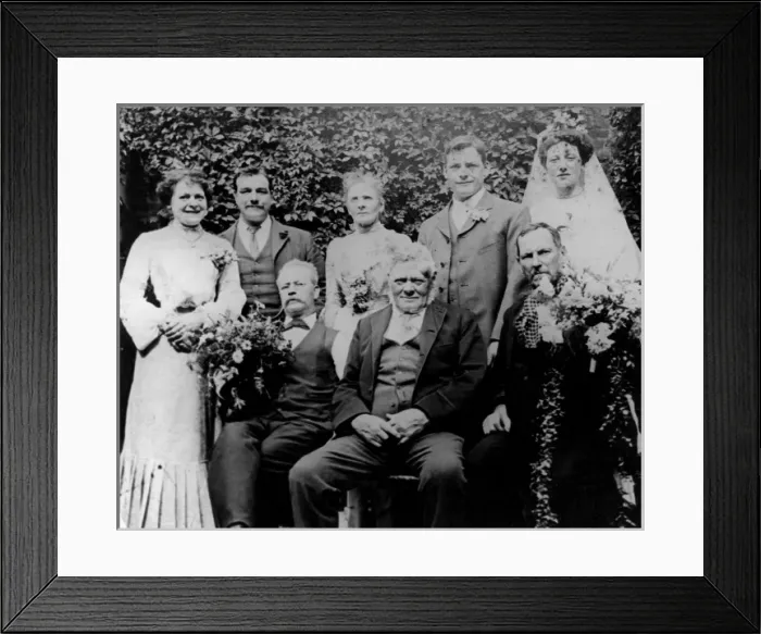 Framed Print : Wedding Group Framed Print : Wedding Group
