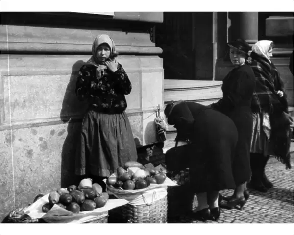 Prague Fruit Seller