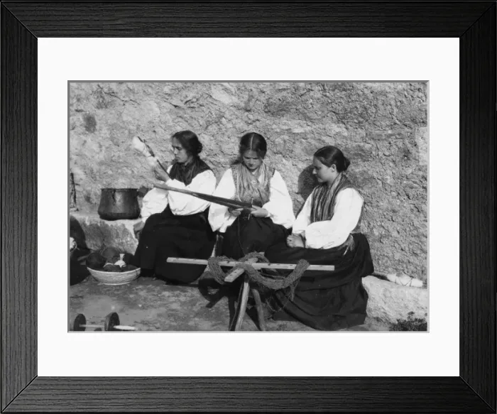 Framed Print : Sardinian Women Framed Print : Sardinian Women