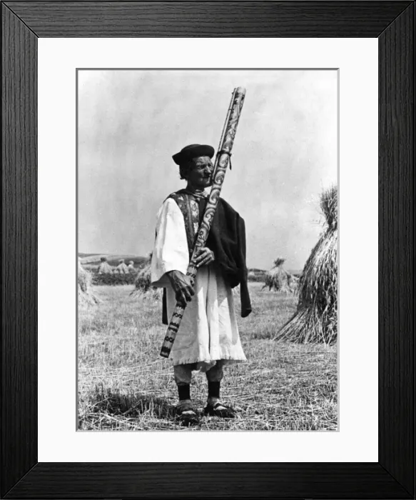 Framed Print : Czech Peasant Musician Framed Print : Czech Peasant Musician