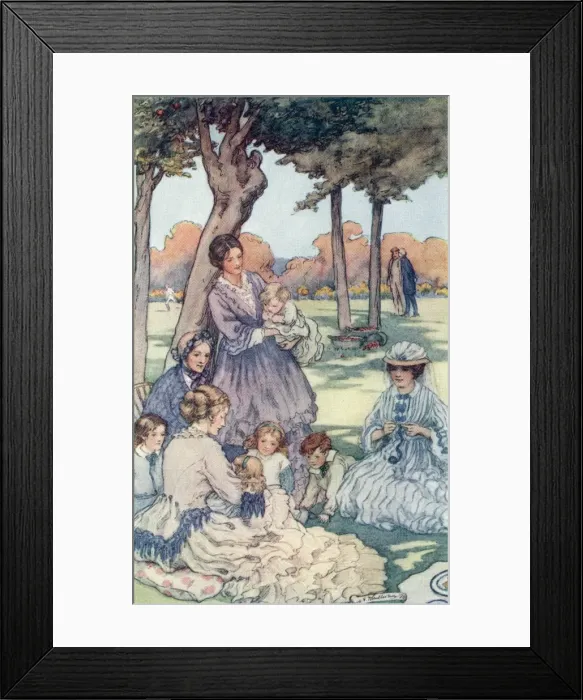 Framed Print : Good Wives - 1 Framed Print : Good Wives - 1