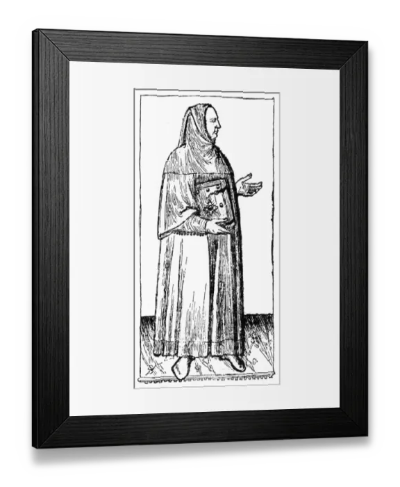 Framed Print : Boccaccio (Drawing) Framed Print : Boccaccio (Drawing)