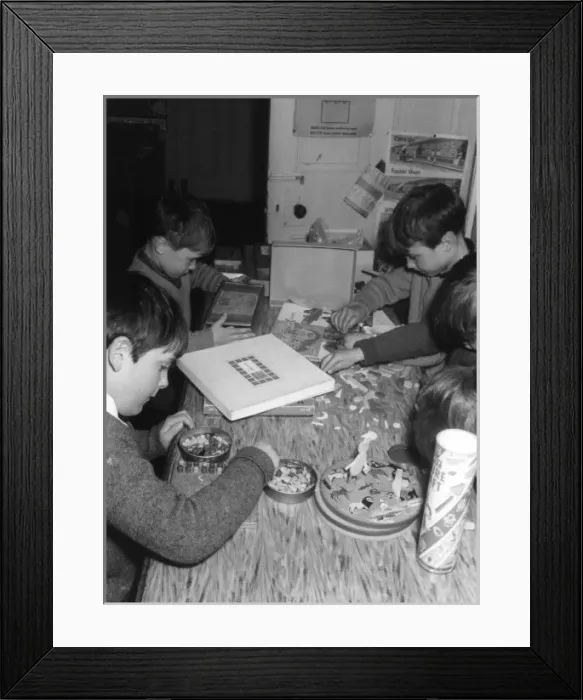 Framed Print : School Board Games Framed Print : School Board Games