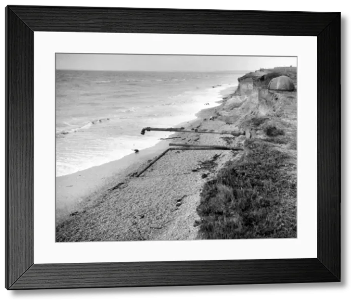 Framed Print : British Coastal Erosion Framed Print : British Coastal Erosion