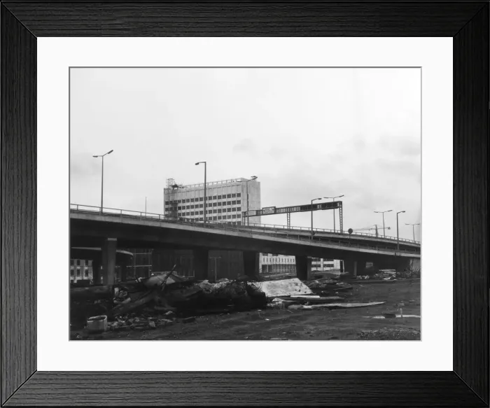 Framed Print : Mancunian Way Flyover Framed Print : Mancunian Way Flyover